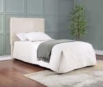 IZZY UPHOLSTERED TWIN PANEL HEADBOARD SAND - Image 10