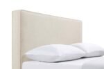 KOSMO UPHOLSTERED KING PANEL HEADBOARD SAND - Image 6