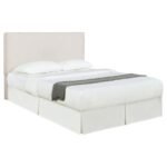 KOSMO UPHOLSTERED QUEEN OR FULL PANEL HEADBOARD SAND