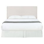 KOSMO UPHOLSTERED QUEEN OR FULL PANEL HEADBOARD SAND - Image 3