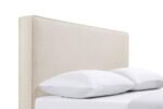 KOSMO UPHOLSTERED QUEEN OR FULL PANEL HEADBOARD SAND - Image 6