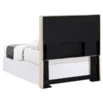 KOSMO UPHOLSTERED TWIN PANEL HEADBOARD SAND - Image 4