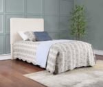KOSMO UPHOLSTERED TWIN PANEL HEADBOARD SAND - Image 10