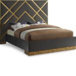 Vector Velvet Upholstered Bed