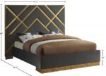 Vector Velvet Upholstered Bed - Image 5