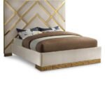 Vector Velvet Upholstered Bed