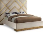 Vector Velvet Upholstered Bed