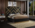 Vector Velvet Upholstered Bed - Image 2