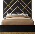 Vector Velvet Upholstered Bed - Image 3