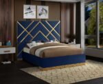 Vector Velvet Upholstered Bed - Image 2