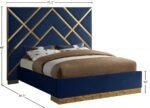 Vector Velvet Upholstered Bed - Image 5