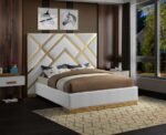 Vector Vegan Leather Upholstered Bed - Image 2