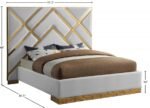 Vector Vegan Leather Upholstered Bed - Image 5