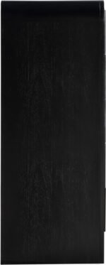 Fluted Solid Wood And Oak Veneer Chest - Image 6