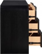 Fluted Solid Wood And Oak Veneer Dresser - Image 7