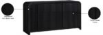 Fluted Solid Wood And Oak Veneer Dresser - Image 14