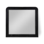 Fluted Solid Wood And Oak Veneer Mirror