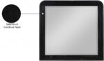 Fluted Solid Wood And Oak Veneer Mirror - Image 7