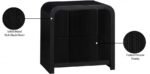Fluted Solid Wood And Oak Veneer Nightstand - Image 12