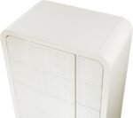 Fluted Solid Wood And Oak Veneer Chest - Image 8