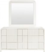 Fluted Solid Wood And Oak Veneer Dresser - Image 5