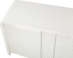 Fluted Solid Wood And Oak Veneer Dresser - Image 10