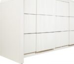 Fluted Solid Wood And Oak Veneer Dresser - Image 11