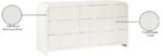 Fluted Solid Wood And Oak Veneer Dresser - Image 14