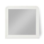 Fluted Solid Wood And Oak Veneer Mirror