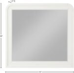 Fluted Solid Wood And Oak Veneer Mirror - Image 7