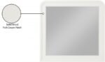 Fluted Solid Wood And Oak Veneer Mirror - Image 8