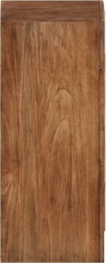 Fluted Solid Wood And Oak Veneer Chest - Image 6