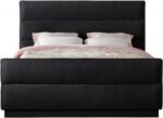 Paxton Chenille Fabric Upholstered Bed - Image 3