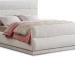 Paxton Chenille Fabric Upholstered Bed