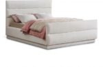 Paxton Chenille Fabric Upholstered Bed