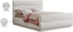 Paxton Chenille Fabric Upholstered Bed - Image 9