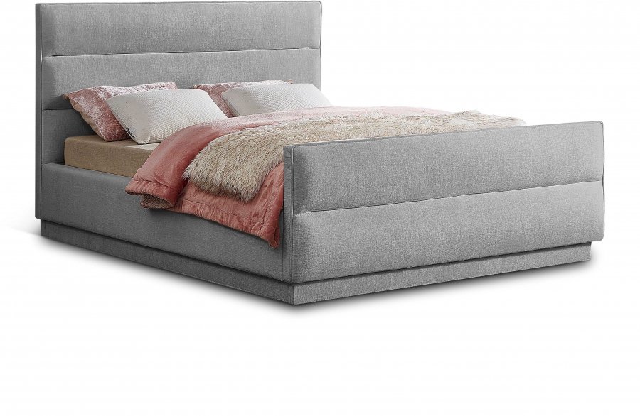 32872.jpg Paxton Chenille Fabric Upholstered Bed - Image 1