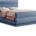 Paxton Chenille Fabric Upholstered Bed