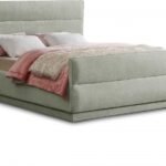 Paxton Chenille Fabric Upholstered Bed