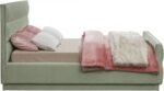 Paxton Chenille Fabric Upholstered Bed - Image 5
