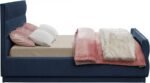 Paxton Chenille Fabric Upholstered Bed - Image 5
