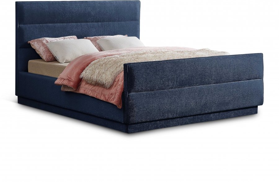 32887.jpg Paxton Chenille Fabric Upholstered Bed - Image 1