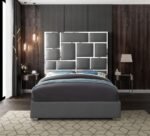 Milan Vegan Leather Upholstered Bed - Image 4