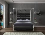 Encore Vegan Leather Upholstered Bed - Image 4