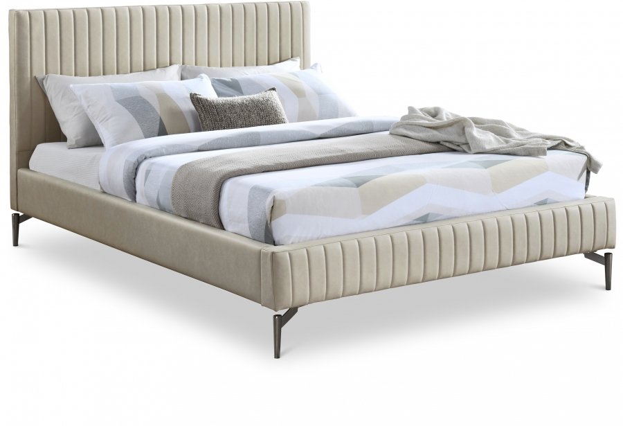 33581.jpg Gallo Vegan Leather Upholstered Bed - Image 1