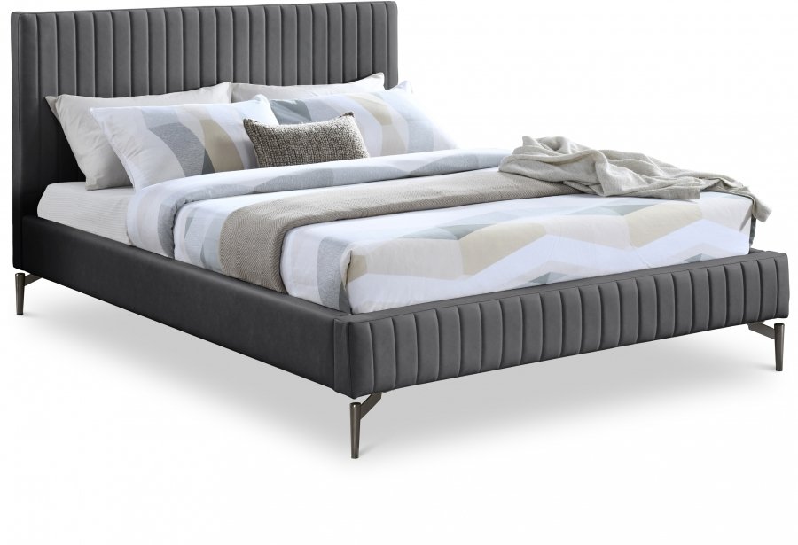 33596.jpg Gallo Vegan Leather Upholstered Bed - Image 1