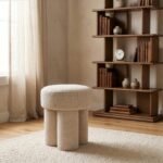 Larson Fabric Upholstered Stool - Image 2
