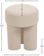 Larson Fabric Upholstered Stool - Image 7
