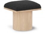 Pavilion Boucle Fabric Upholstered Stool
