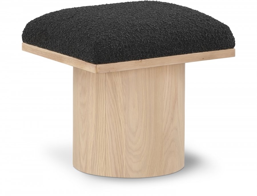 33650.jpg Pavilion Boucle Fabric Upholstered Stool - Image 1